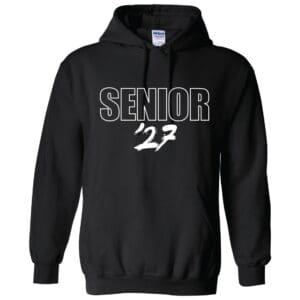 SENIOR '27 Black Hoodie
