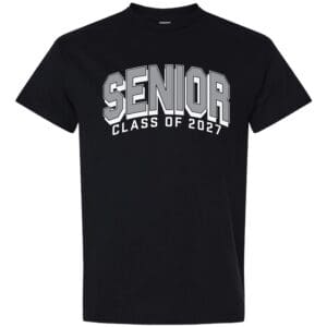 SENIOR Class of 2027 Black T-Shirt
