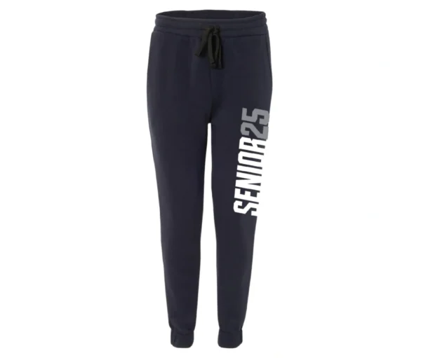 Navy blue sweatpants, Senior 25.