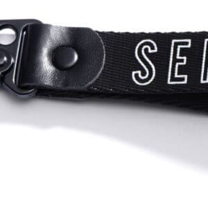 Black senior keychain with clasp.